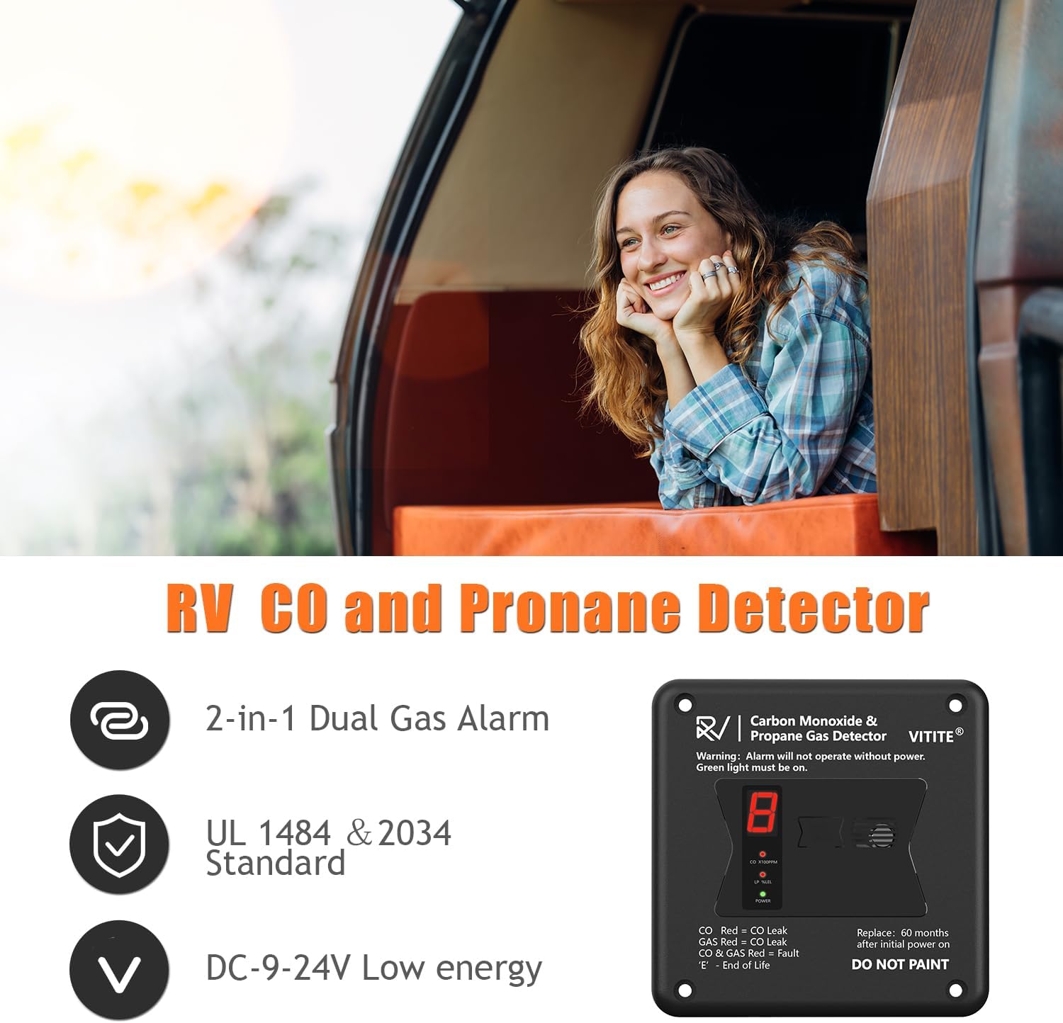 Mini Portable Gas Detector & RV Carbon Monoxide Detectors