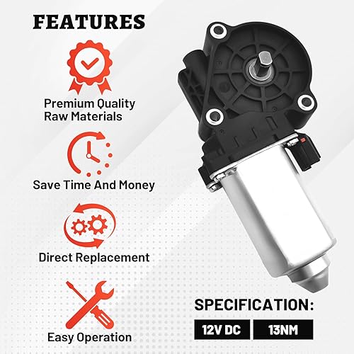 Miniatura 4 de 676061 Motor de escalón de escalera RV Endxedo Motor eléctrico para escalones de RV compatible con Kwikee Lippert Step Gear Motor Series con 3