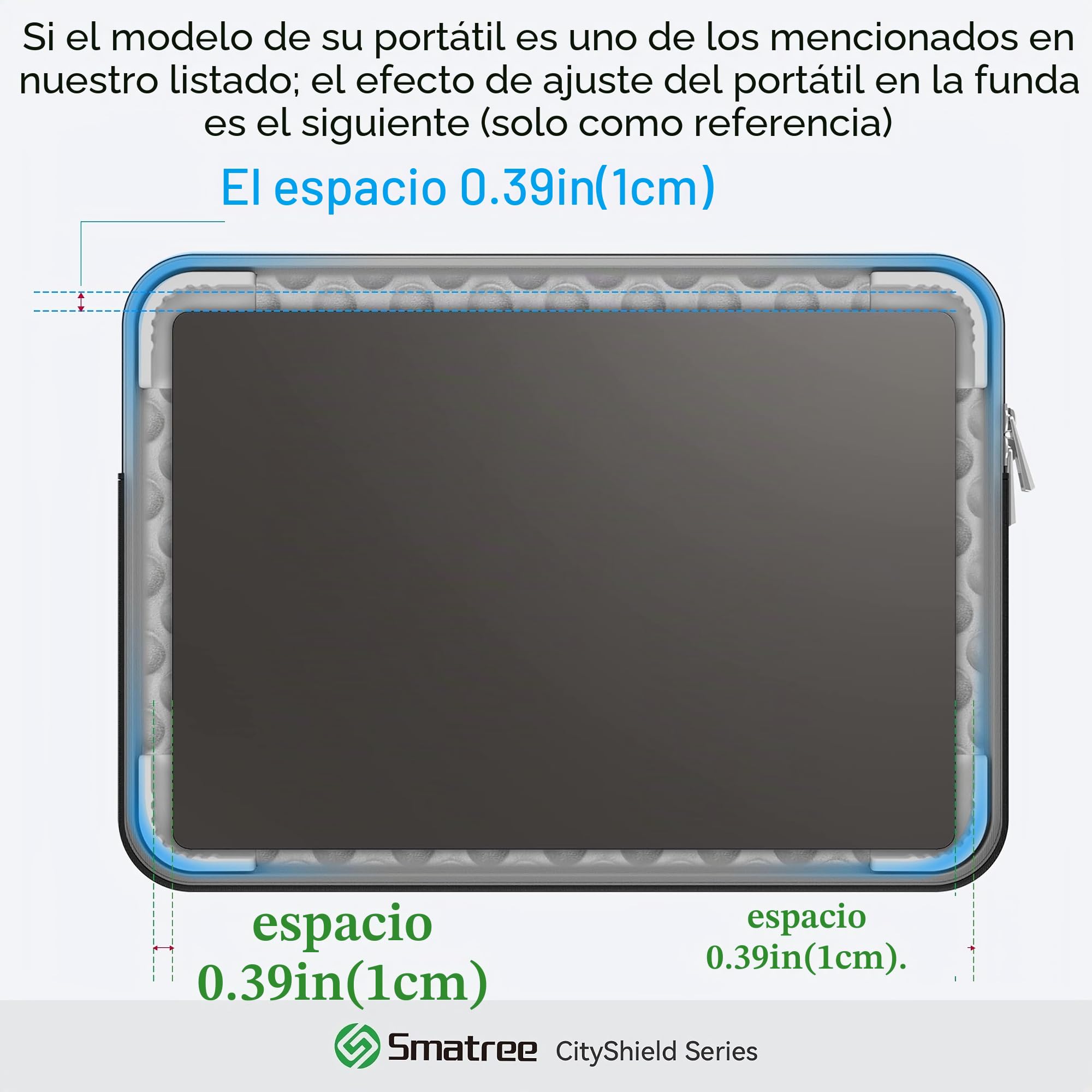 Smatree CityShield Funda para Portátil con Hombro para 16 pulgadas ASUS TUF Gaming A16 2025/2024, para ROG Strix SCAR 16 2025,para 15,6-16 pulgadas ASUS ROG Zephyrus DUO 15 SE/16 2023/2022/2021 (MC04)