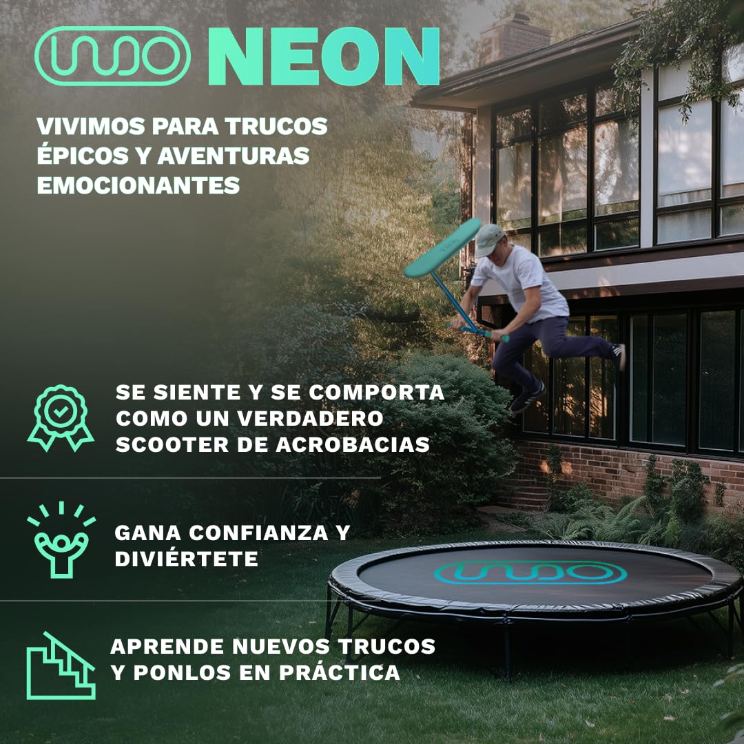 The Indo Trick Scooter - Patinete de Acrobacias para Adolescentes, niños y Adultos - Trucos de Scooter Profesional - Patinete para Interiores y Exteriores