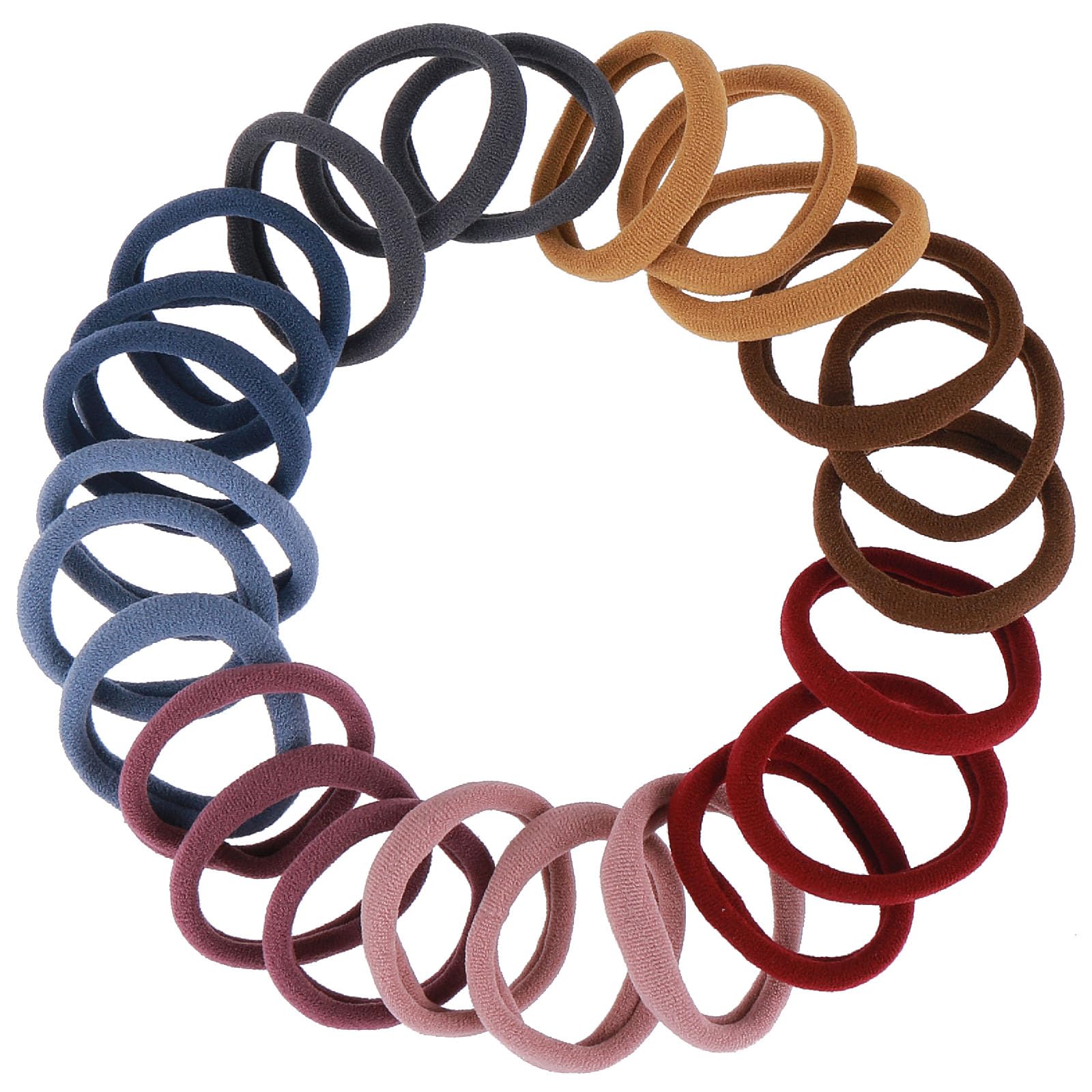 cobee Hair Bobbles for Women, 100 Pcs Nylon Hair Ties No Damage for Thick Hair Seamless Soft Hair Bands Bulk Hair Ties Ponytail Holders Headbands Stretch Hair Bands Accessory(Kpop, 4mm)