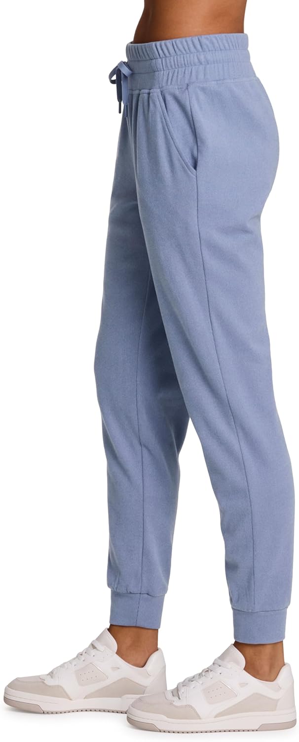 RBX Activewear Jogger Sweatpants for Women Buttery Soft Plush Yoga Pants with Pockets Full Length Jogger Pant - Image 4