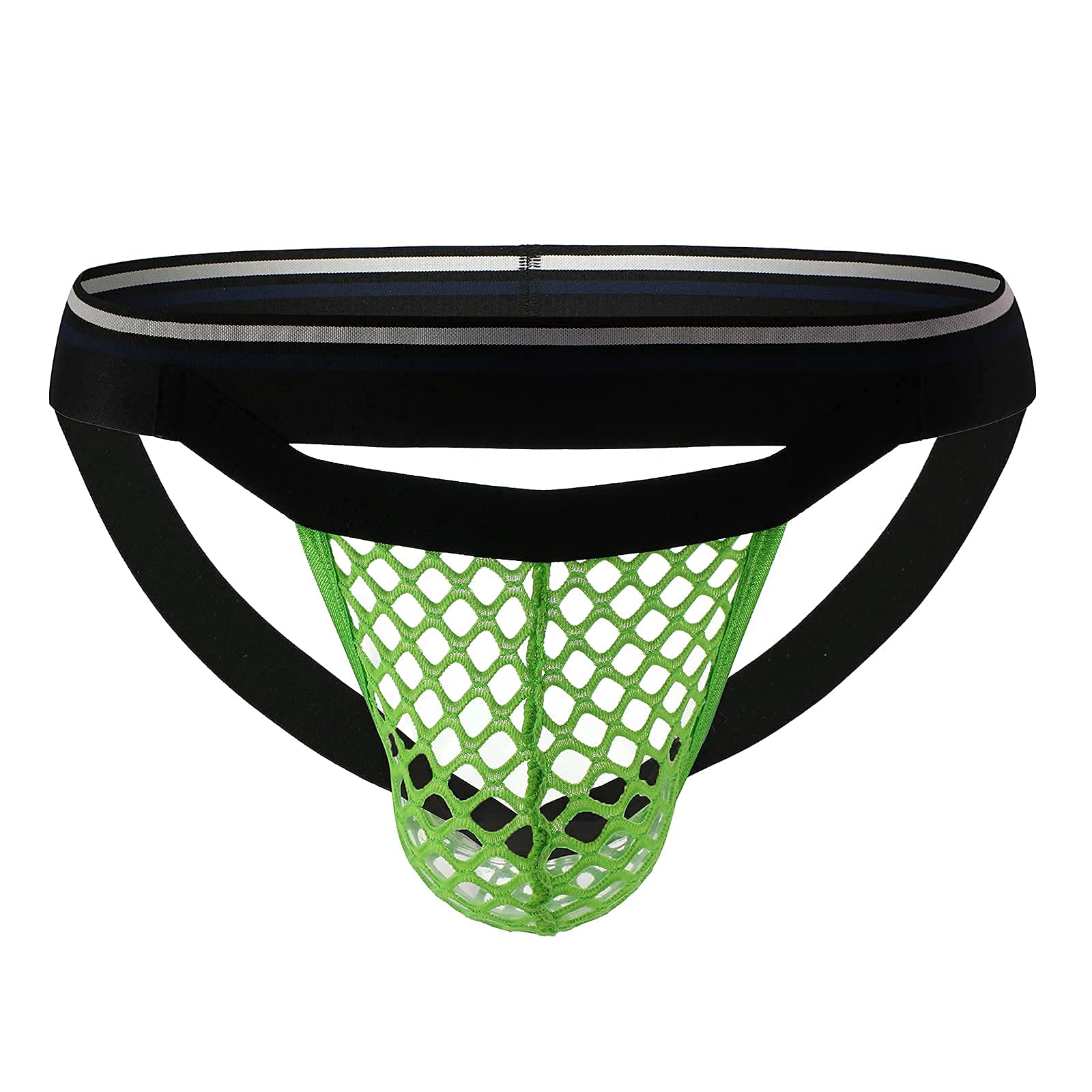 Arjen KroosMen Sexy Mesh Jockstrap Low Rise Underwear Jock Strap
