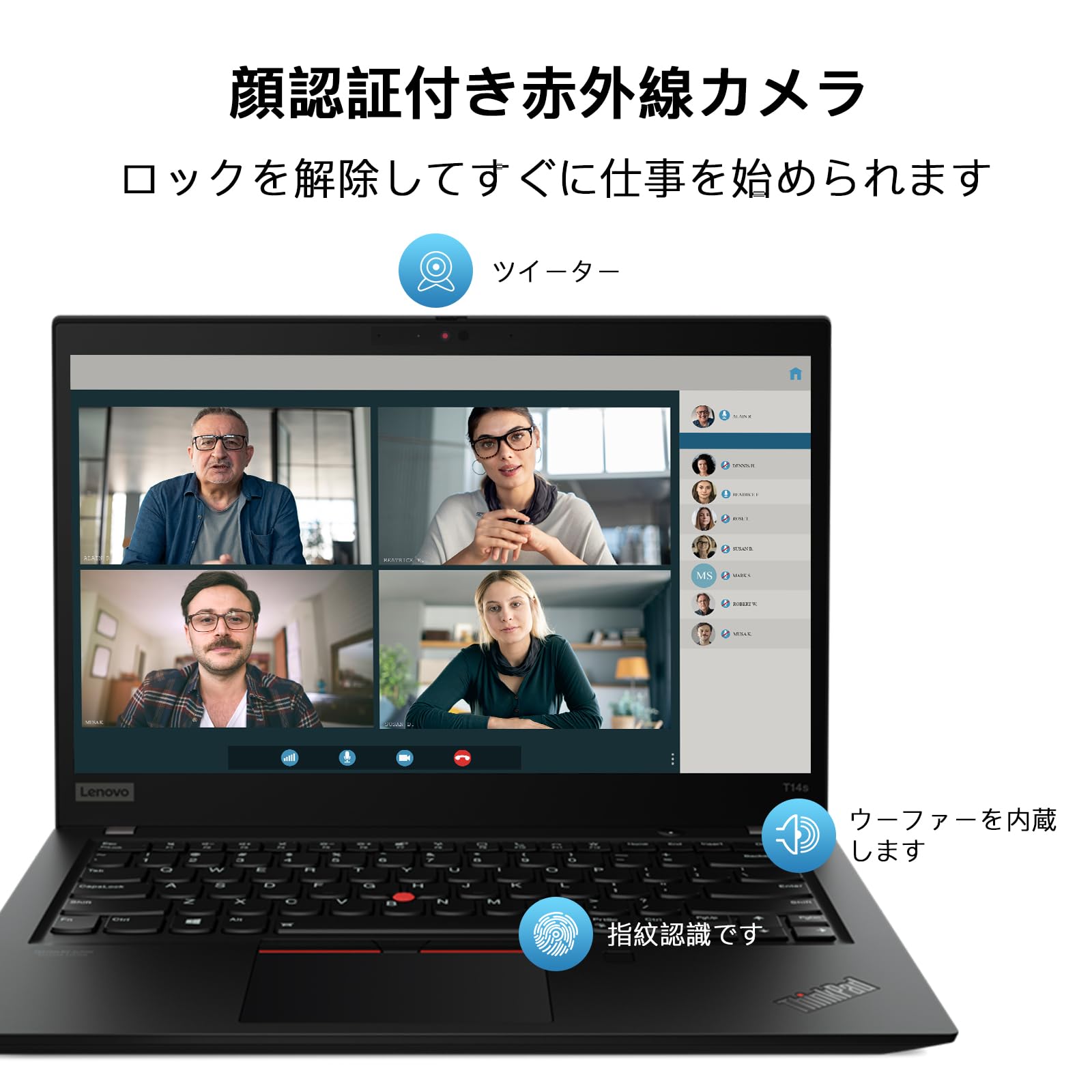 Amazon.co.jp: レノボ ThinkPad T14s,14インチ ノートパソコン