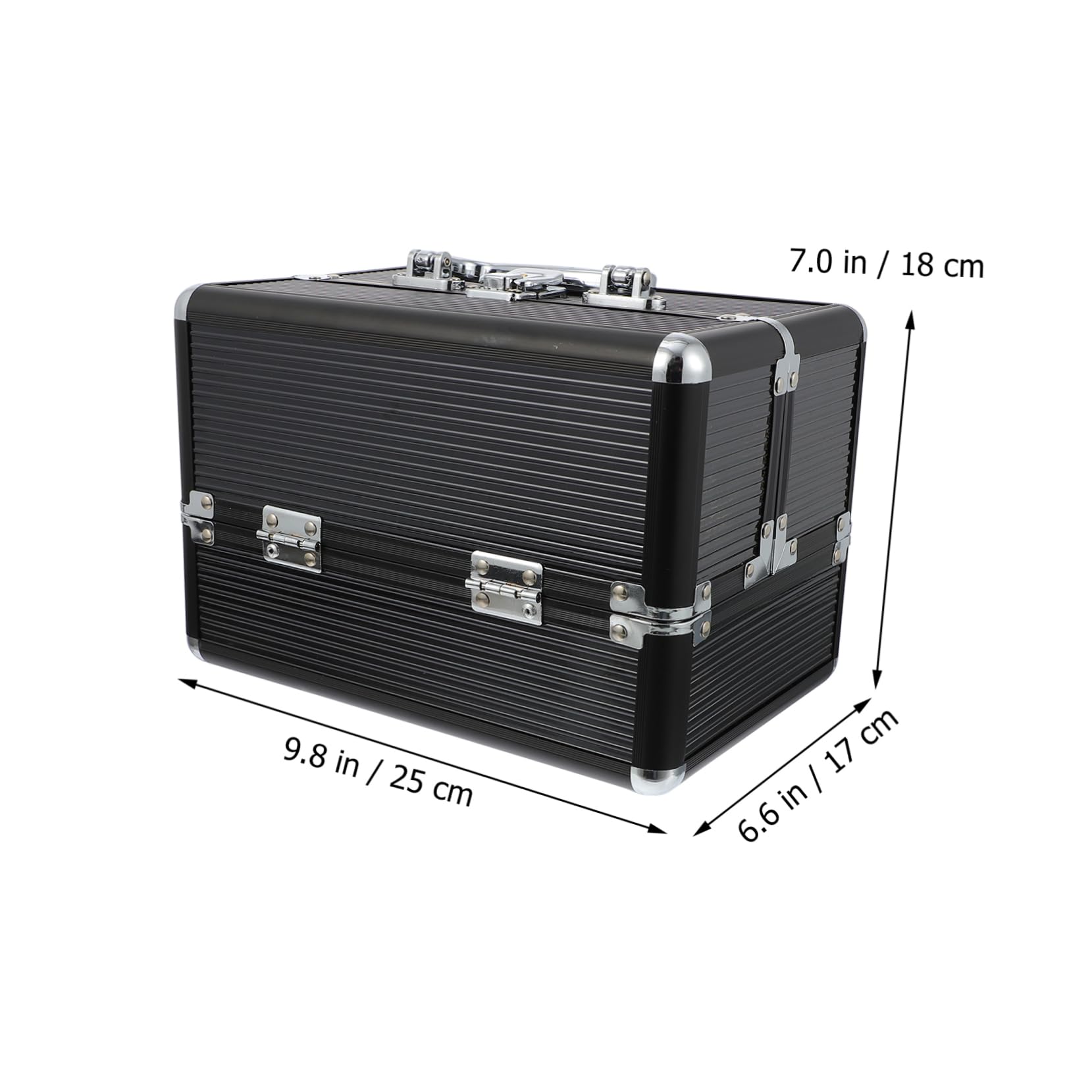 Sac Maquillage Professionnel avec Capacité Boîte De Rangement Cosmétique Trousse De Maquillage De Voyage Contenant Cosmétique Pratique