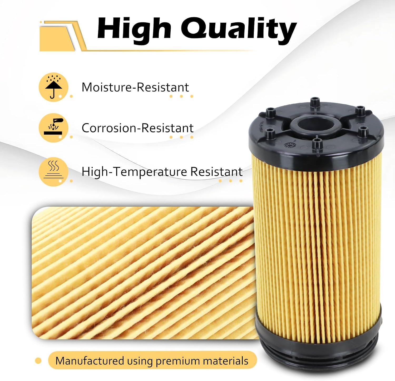 68677810AA Oil Filter Compatible with 2025 2026 Ram 2500 3500 4500 5500 6.7L Cummins Turbo Diesel Engines