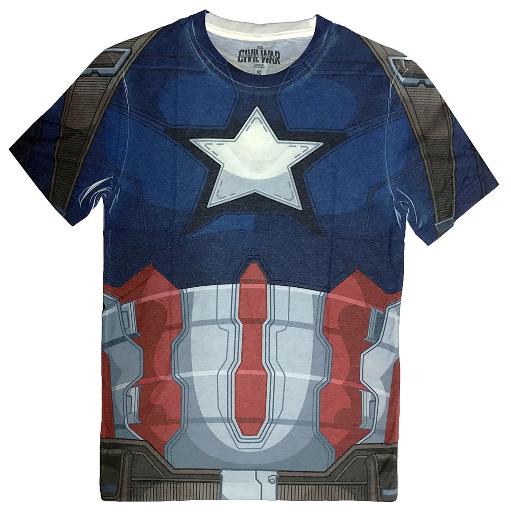 HybridCaptain America Civil War Sublimated Costume Men's t-Shirt