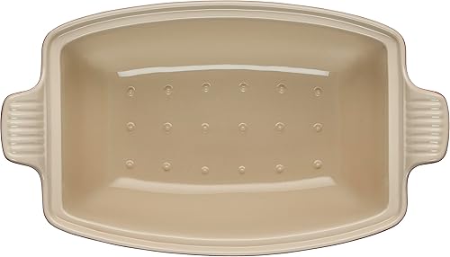 Miniatura 4 de Le Creuset Heritage Stoneware - Panadero profundo con tapa, 4.5 cuartos de galón., Cerise