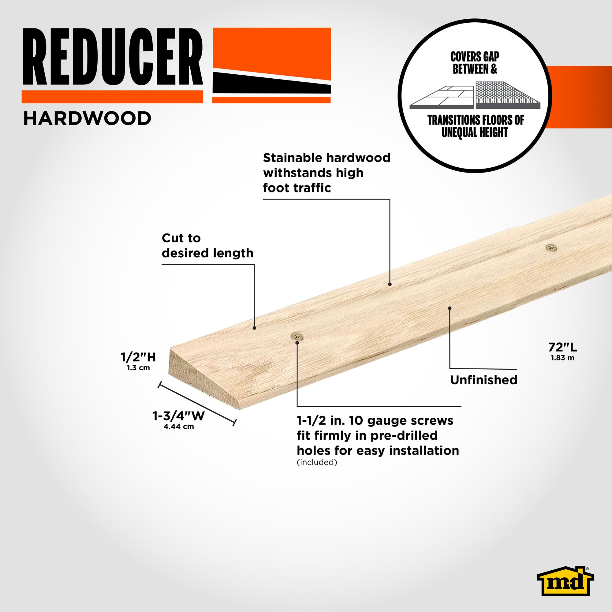 Amazon.com: M-D Building Products 85548 1-3/4 in. X 72 in