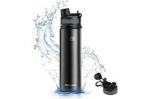 ROCKBROS Insulated Water Bottle with Straw