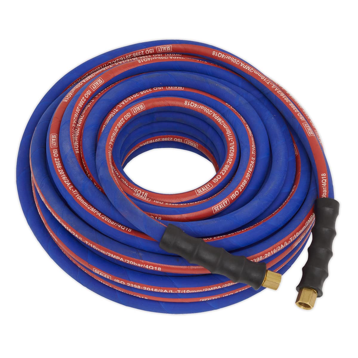 Sealey Women's Orange Extra-Heavy-Duty Air Hose 20M X Ø10mm With 1/4"Bsp Unions - Ah20r/38