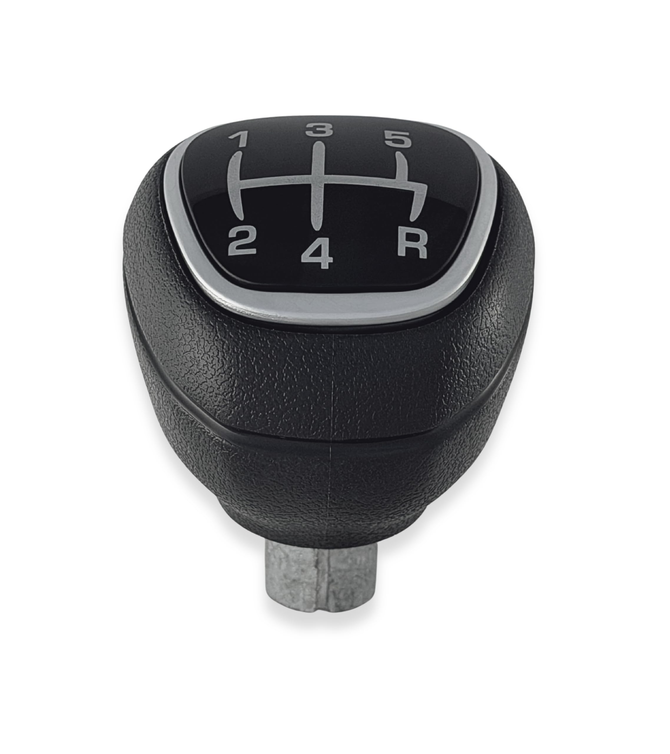 1neiSmartech Pomello per Leva Cambio 5 Marce Manuali Compatibile con Lancia Ypsilon III 3ª Serie (846) dal 2015, per OEM 6930522, Solo Modelli Benzina, con Retromarcia a Siringa