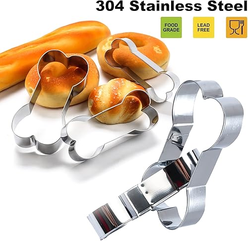 Miniatura 4 de Moldes de silicona para cachorros, patas y huesos, moldes de silicona antiadherentes de grado alimenticio para chocolate, dulces, gelatina, cubitos