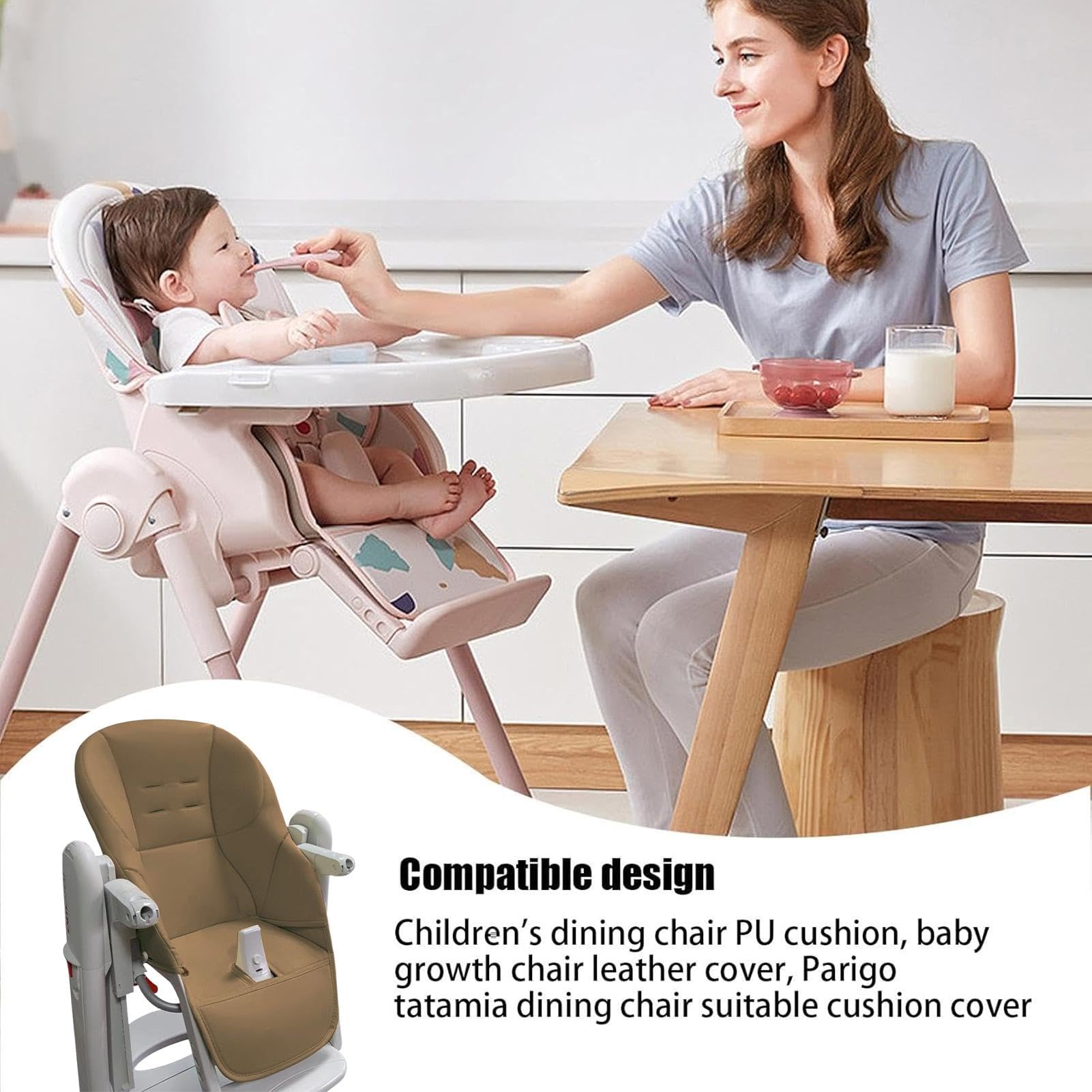 Okładki na krzesło restauracji dla dziecka, okładka HighChair dla dziecka | Poduszka do mycia maszynowego Akcesoria dla niemowląt, wygodne częś