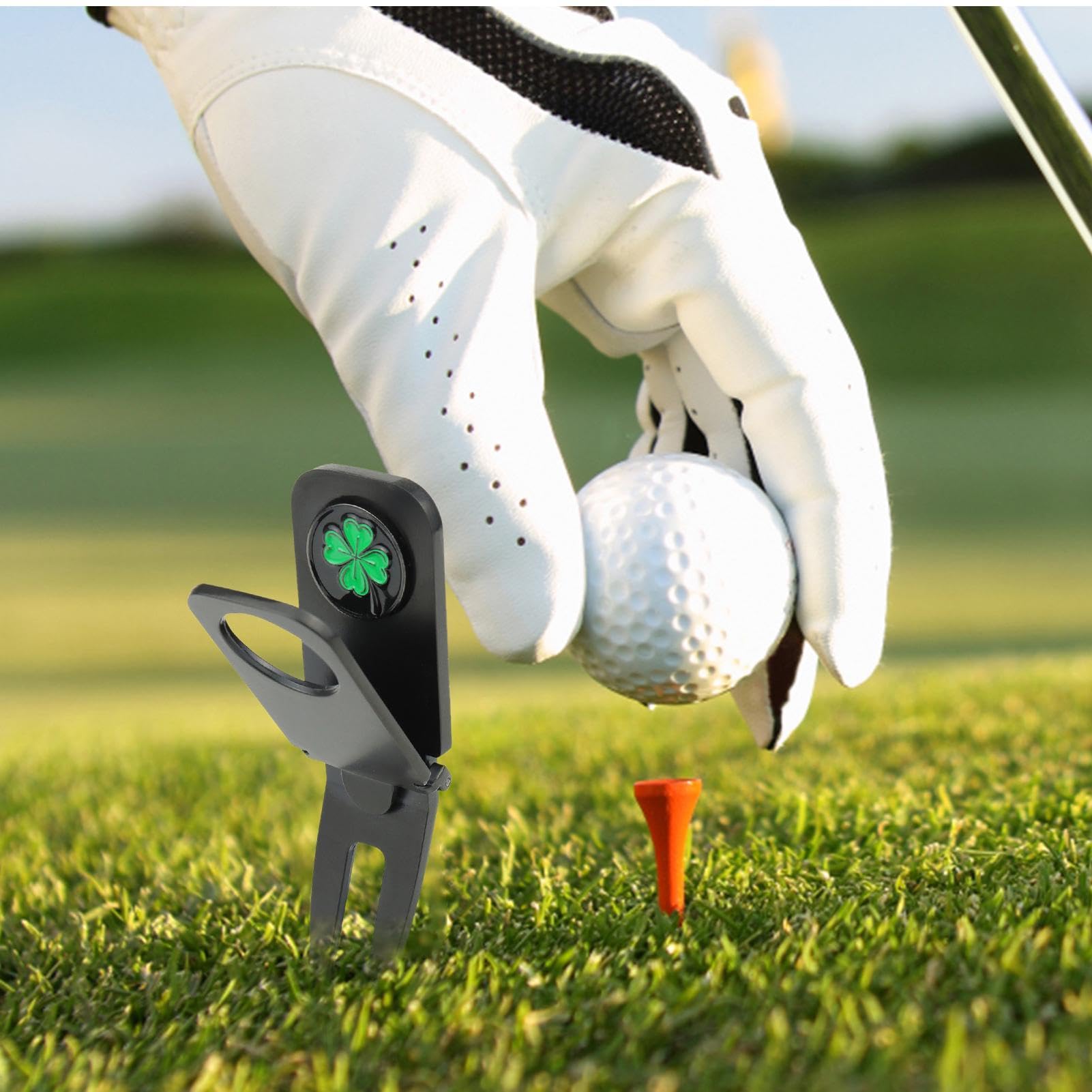 Strumento di riparazione Divot per golf, supporto sigarette a forma di pallina, accessori multiuso