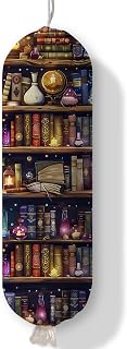 Magic Bookshelf Plastic Bag Holder Dispenser, Plastic Grocery Bag Organizer & Wall Mount Paper Trash Bags Saver Storage for Kitchen Home Pantry Decor, Kitchen Decor Shopping Bags Storage Dispenser