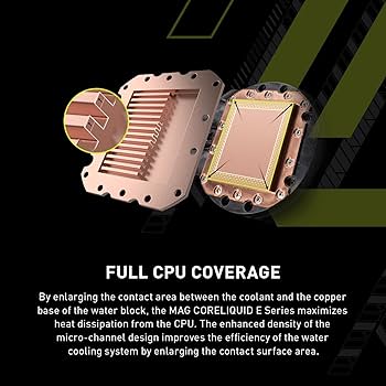 Amazon.com: MSI MAG CoreLiquid E240 Black - AIO ARGB CPU