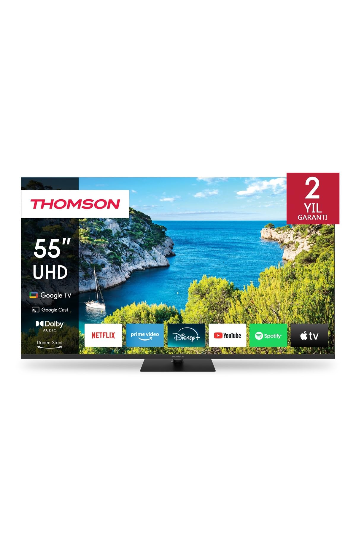 THOMSON 55UG5C14 55" 139 Ekran Uydu Alıcılı Ultra HD 4K Google Smart LED TV