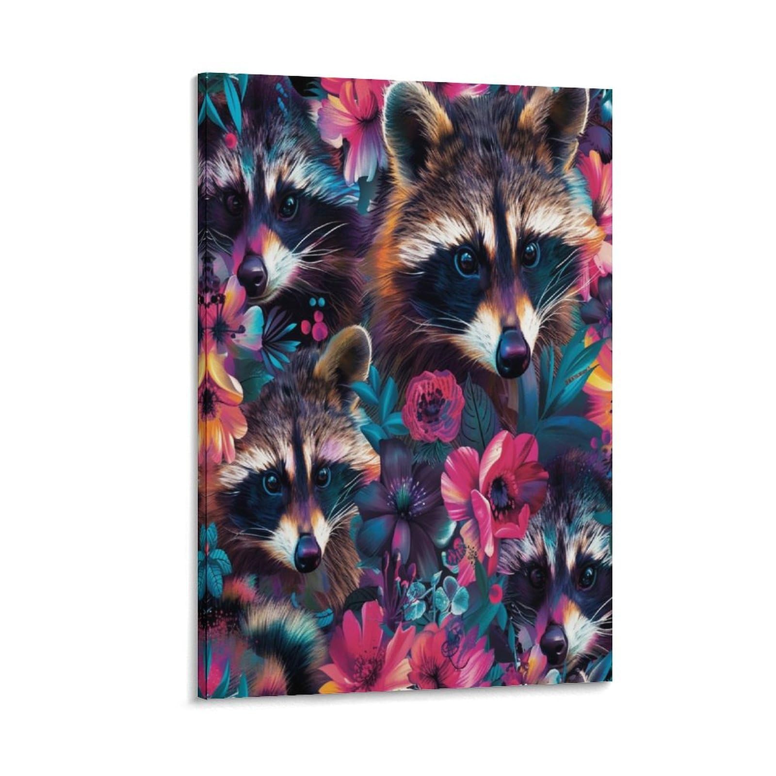Impression sur toile animaux mignons de qualité supérieure pour salon moderne - 6