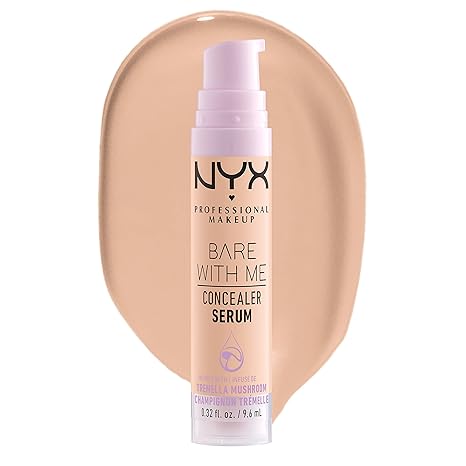 NYX PROFESSIONAL MAKEUP Bare With Me Concealer Serum, Concealer Makeup For Up To 24Hr Hydration - Vanilla