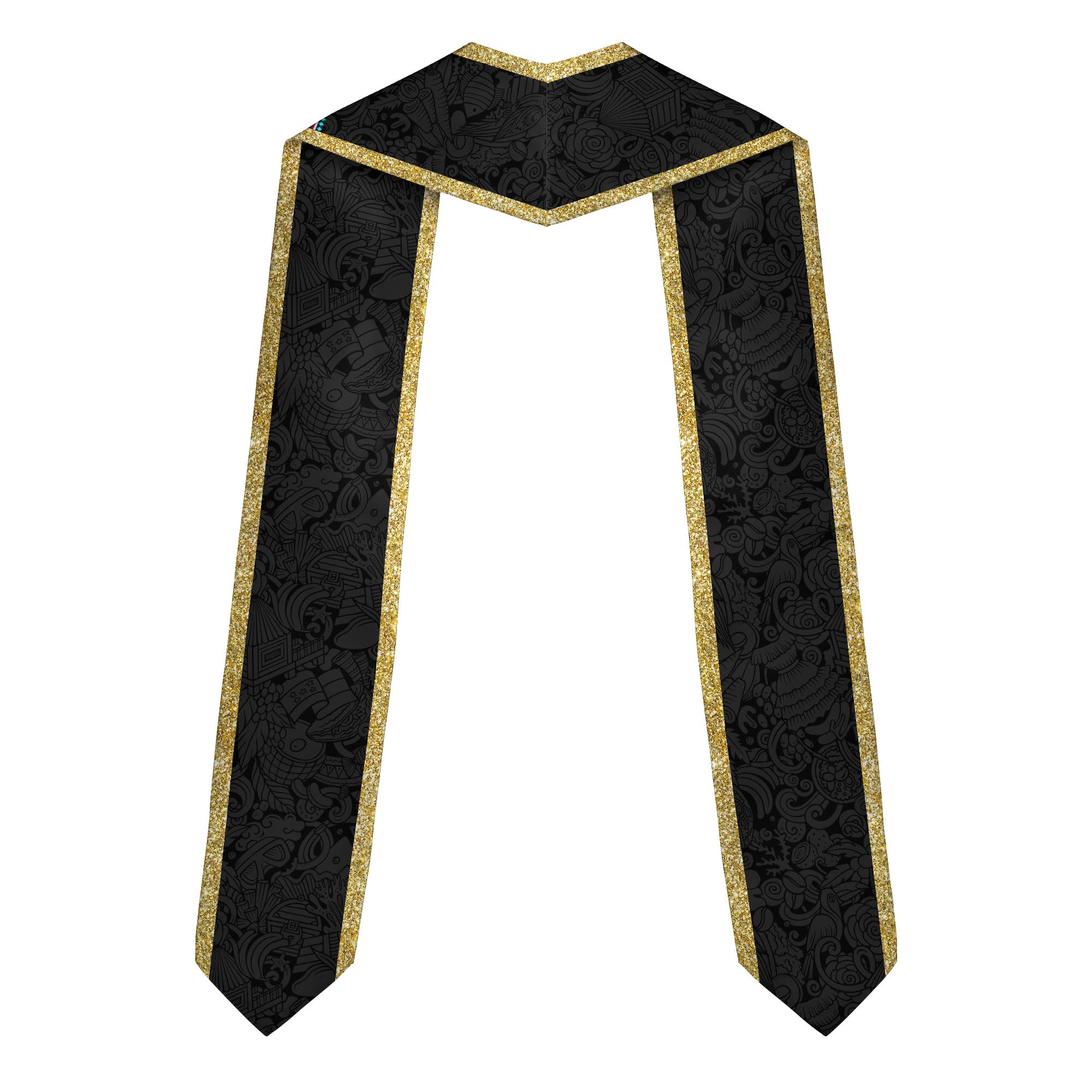 MonkeyVan Honduran Graduation Sash, Custom Honduran American Flag Graduation Sash 2025, Honduras Graduation Stole Style 9