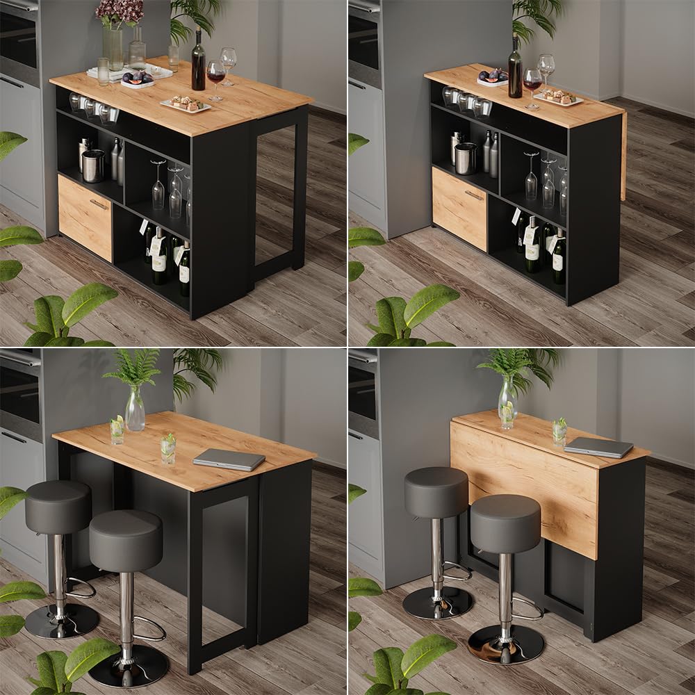 Salontafel Rio rond rustiek eiken 90 cm