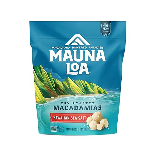 Nueces de macadamia tostadas en seco bolsa de 25 onzas Mauna Loa