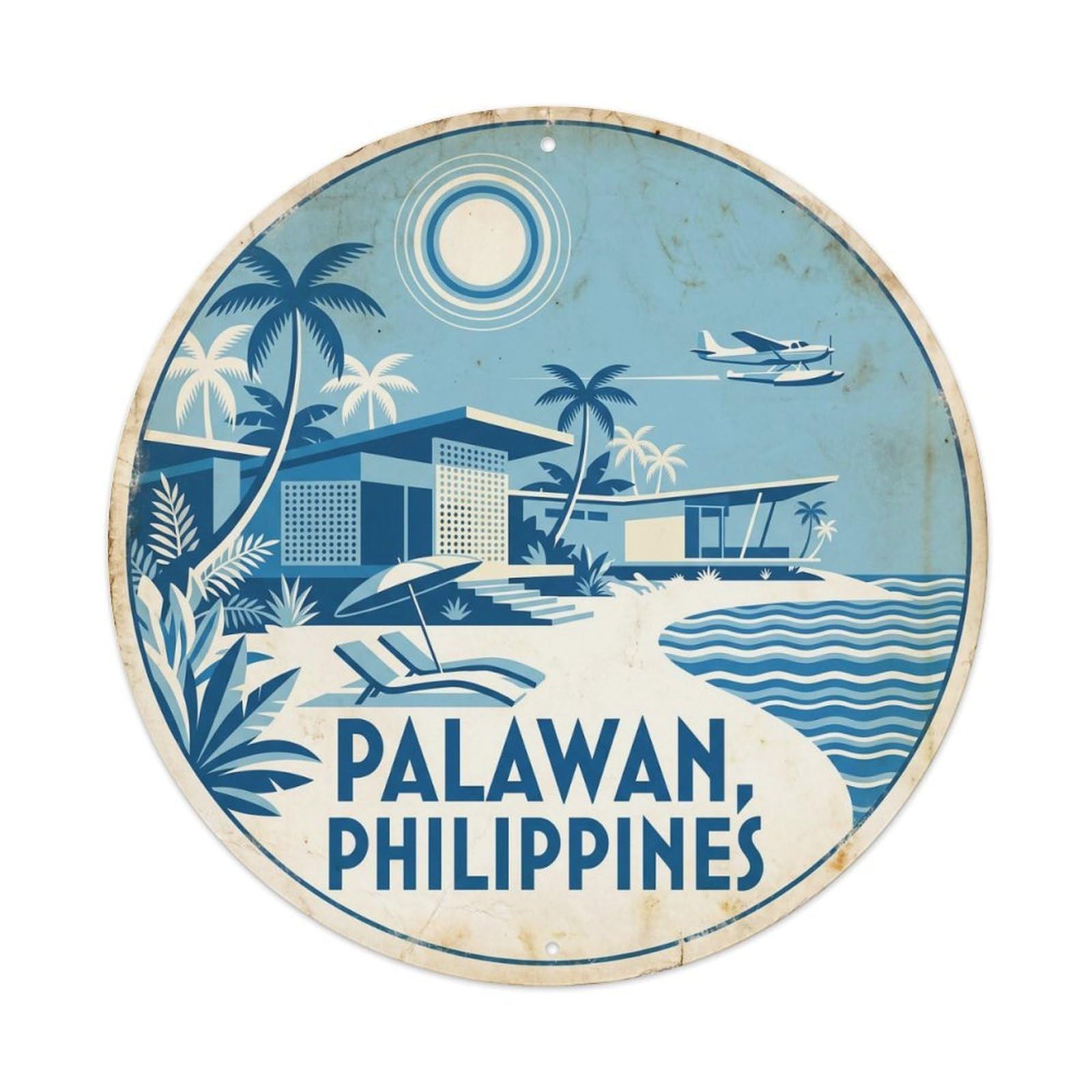 Lio Beach Palawan Island Adventure Coron Metal Tin Sign