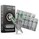 Wormhole Tattoo Needles 20Pcs 3RS Disposable Tattoo Cartridge Needles Round Shader for Tattoo Gun Cartridge Machine Permanent Makeup (1203RS)