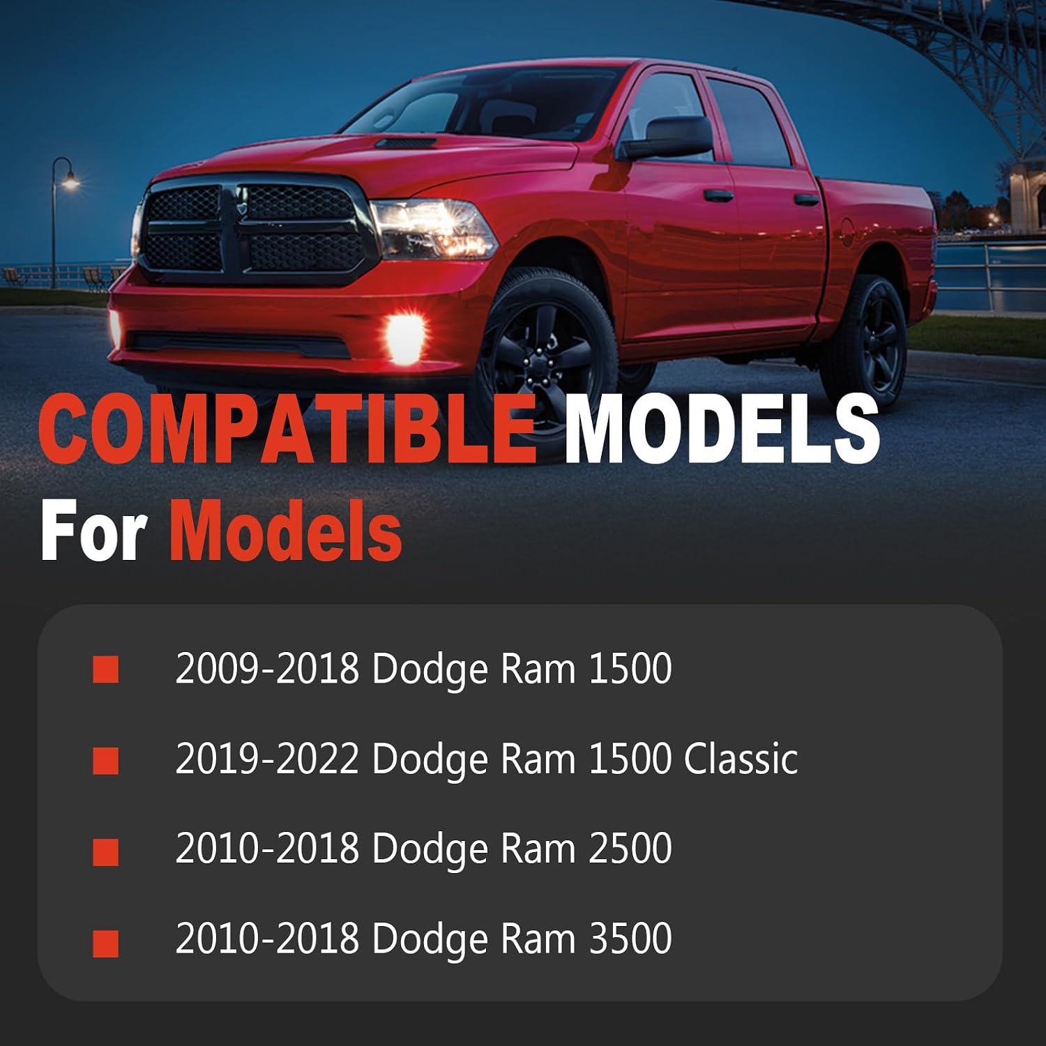 Tailgate Bed Step Compatible with Dodge Ram 1500 Classic 2500 | Compatible with Dodge Ram 3500 2009 2010 2011 2012 2013 2014 2015 2016 2017 2018 2019 2020 2021 2022 Rear Bumper Step