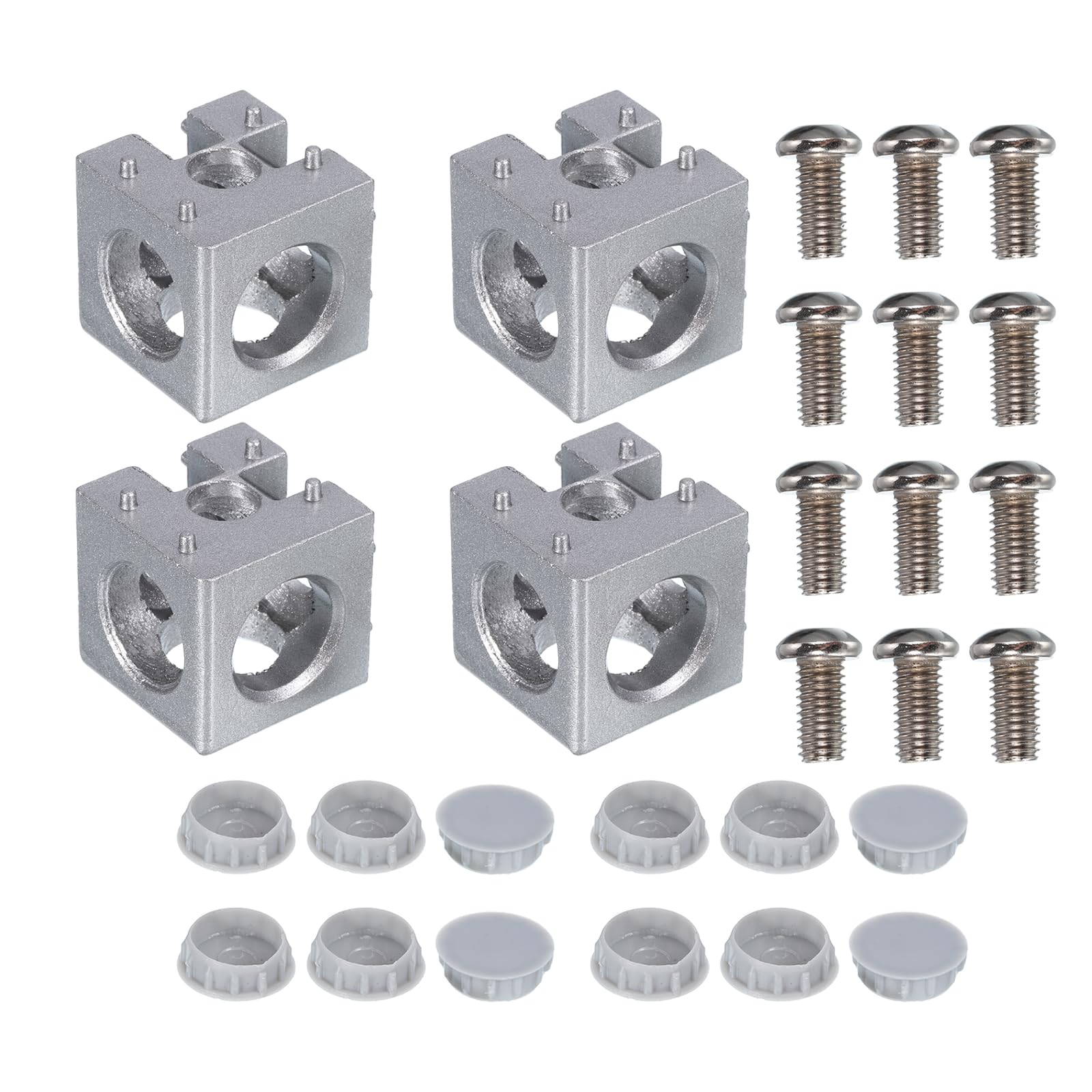 QUARKZMAN 10 stuks geëxtrudeerde doppen van nylon, 40 x 80 mm, aluminium profiel, T-slot 4080, extruderdoppen, Europese standaard voor winkelwagenhouder voor aquaria, plankhouder, zwart