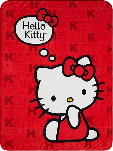 Miniatura 1 de Northwest Hello Kitty - Manta de forro polar de felpa Hello Kitty - Manta de Hello Kitty (Hello Kitty)