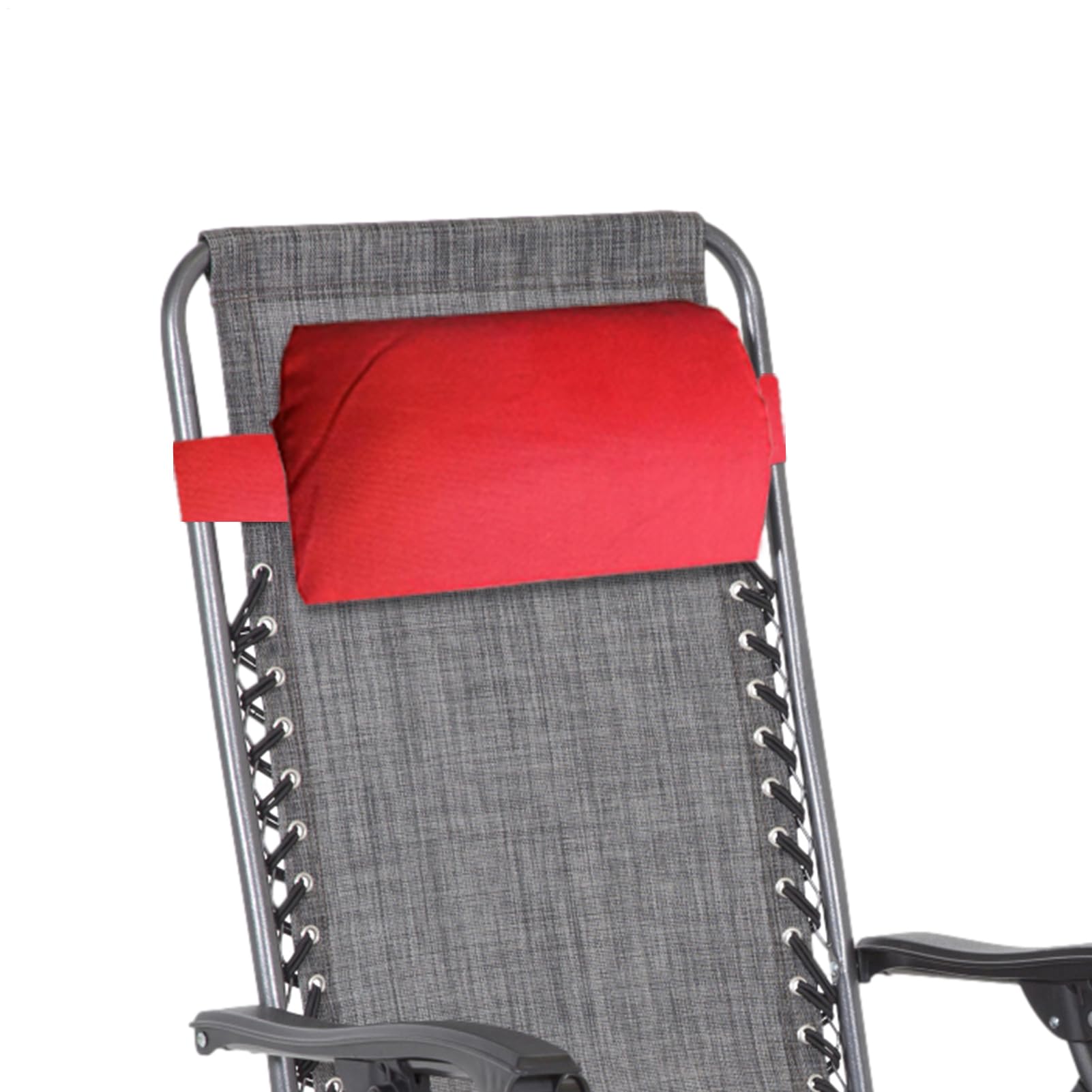 ETUCYNG 37x17cmx5cm Recliner Head Pillow Deck Chair Head Cushion Sun Lounger Headrest With Strap Soft Breathable Removable For Backyard Picnic Beach Patio Garden