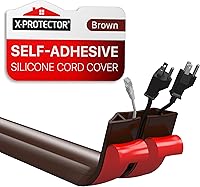 Vista 10 de Esquinas para cubiertas de cables de suelo de X-Protector - 4 UNIDADES - Material de silicona - Color blanco - Autoadhesivas - Compatibles solo