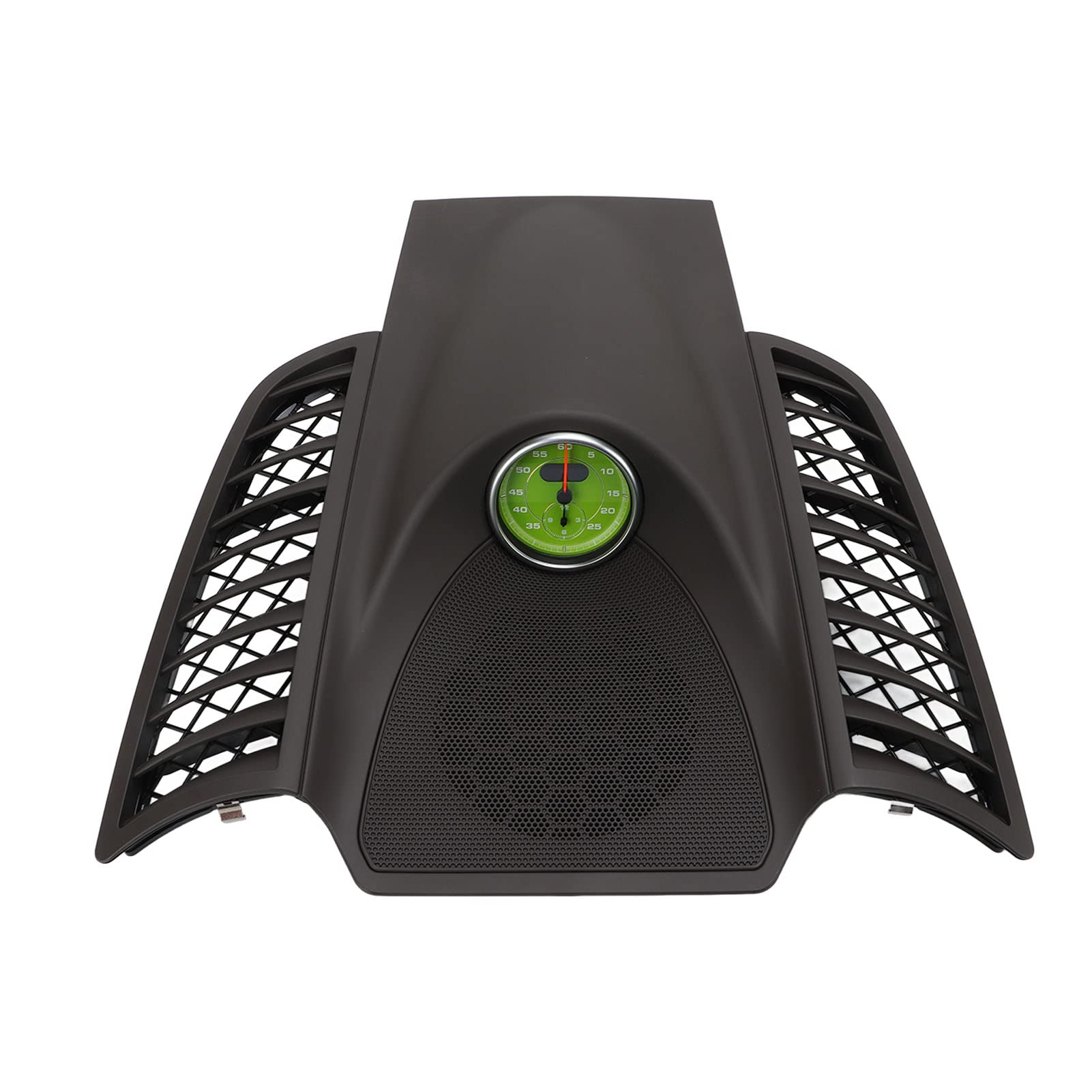 Dashboard Panel Trim Stopwatch Kit, Upper Center Dashboard Panel Trim with Green Stopwatch Replacement for 2011?2017 Console Parts (Gray #17)