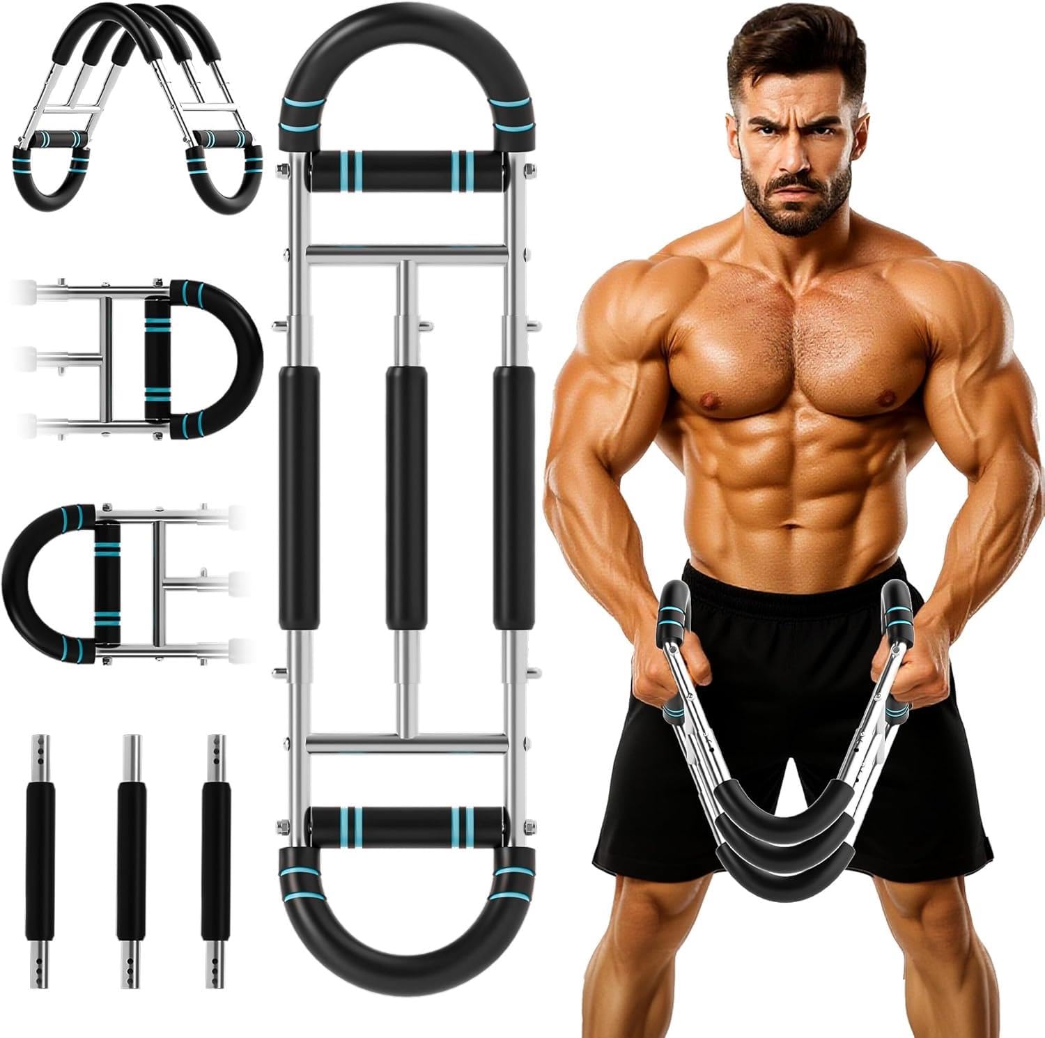Valkyrie Ayarlanabilir Çok Fonksiyonlu Direnç Egzersiz Aleti | Çelik Yaylı Fitness Aparatı Biceps Triceps Geliştirici