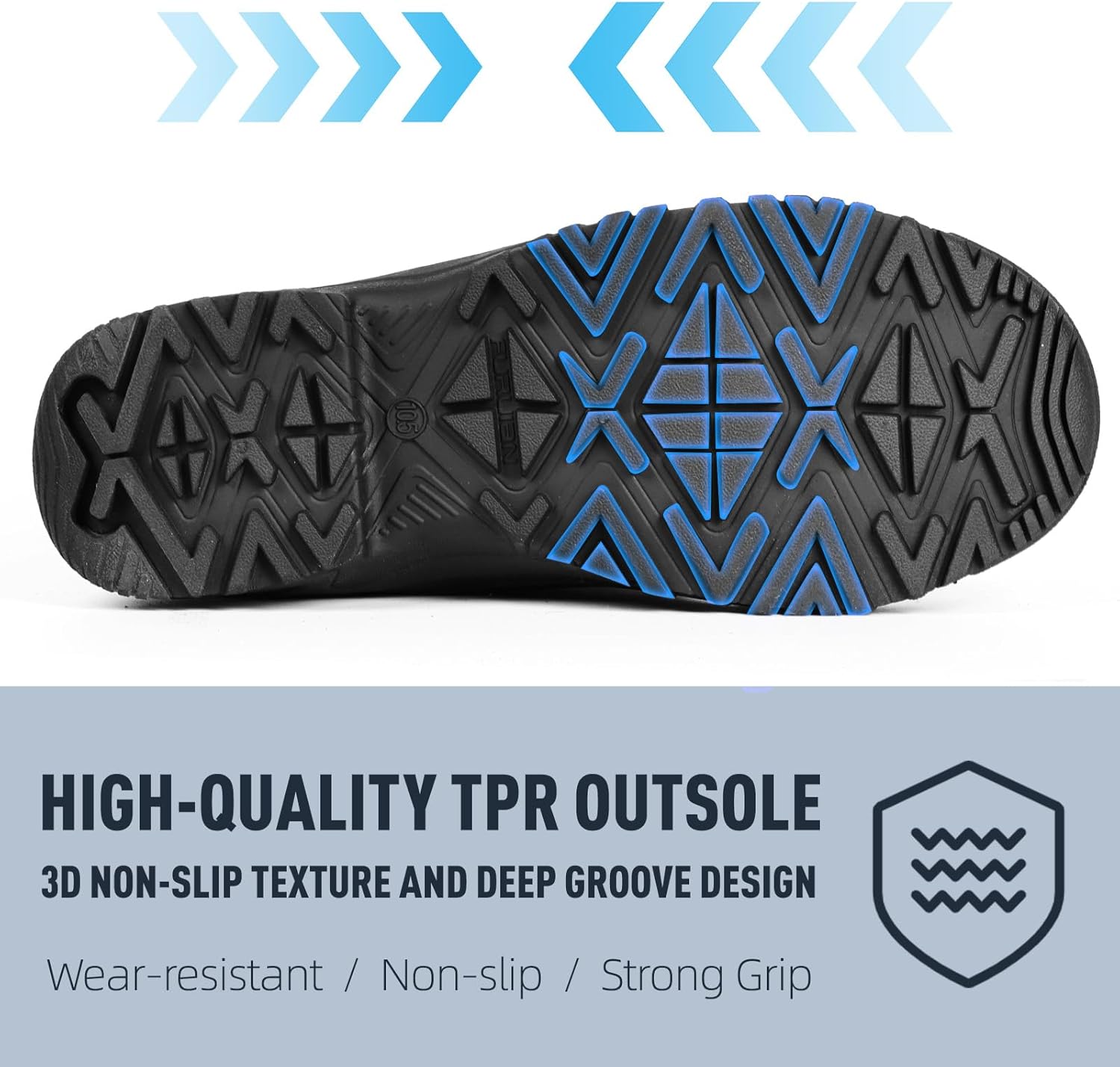 Furuian Snow Boots for Men Winter Boots for Men Waterproof Outdoor Non Slip Hiking Boot Mens Insulated Boot with an Insulated Inner Liner - Image 6