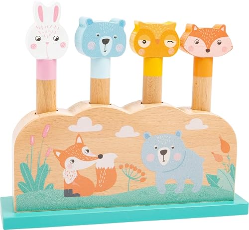 Small Foot 11474 Amusants Animaux de Saut en Bois, 4