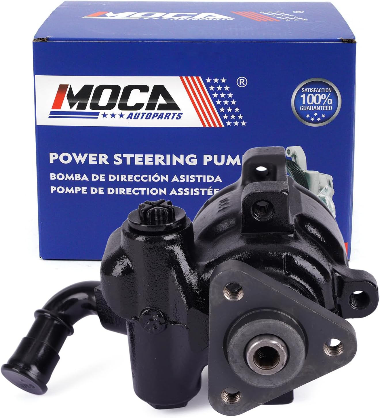 MOCA Power Steering Pump Compatible with 2001-2005 for Ford Explorer V6 4.0L, 2001-2011 for Ford Ranger V6 4.0L, 2001-2009 for Mazda B4000 V6 4.0L, 1998-2005 for Mercury Mountaineer V6 4.0L SOHC
