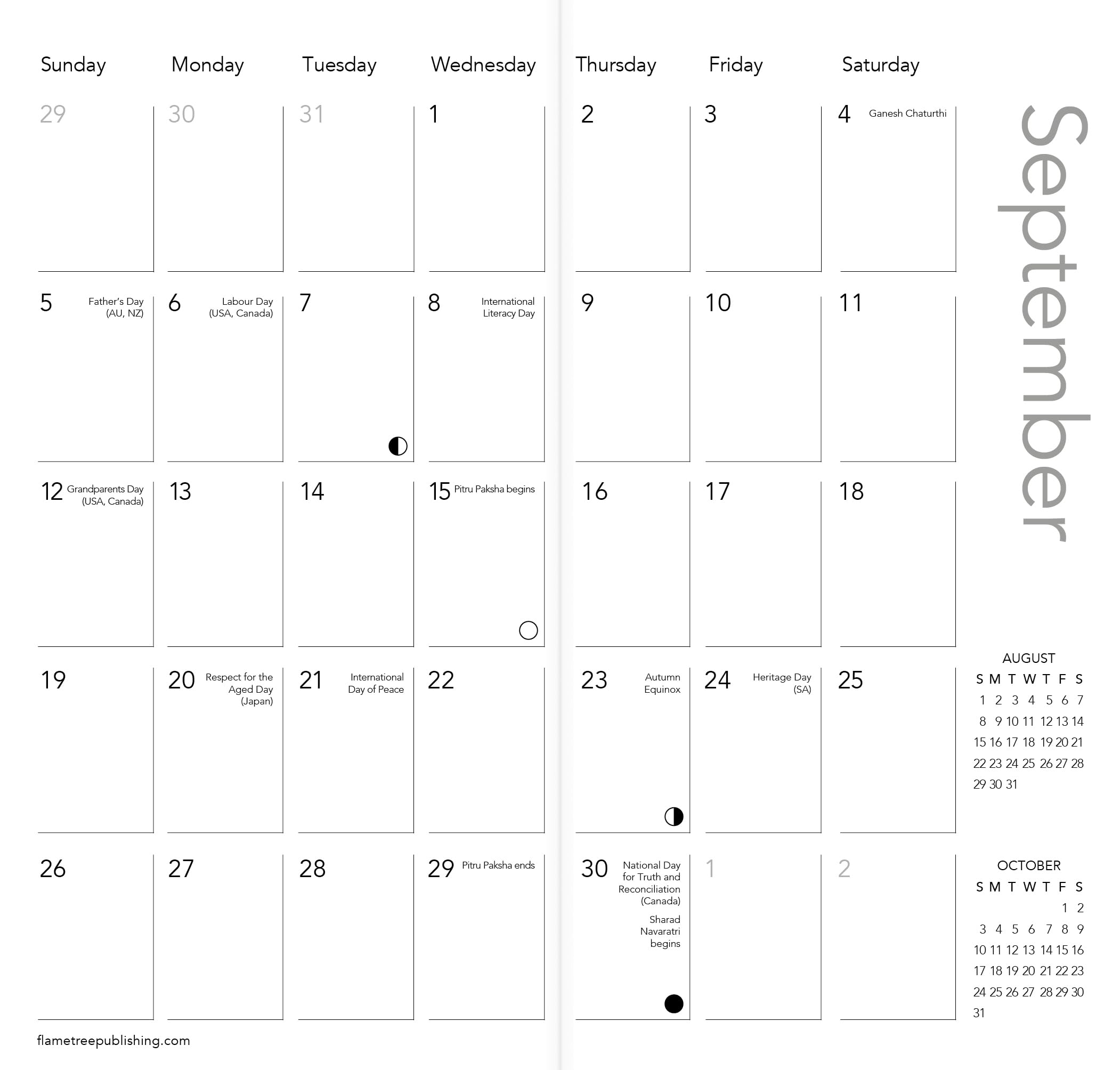 Moomin 2027 Year Planner - Month to View