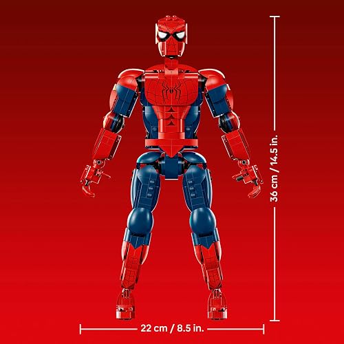LEGO ǀ Marvel Spider-Man, la Figurine de Héros - Jouet Super-Héros - Figurine d'action & Minifigurine Collector pour Décoration Intérieure - Cadeau pour Garçon dès 12 Ans ou Ado Fan du Film 76346 - 9