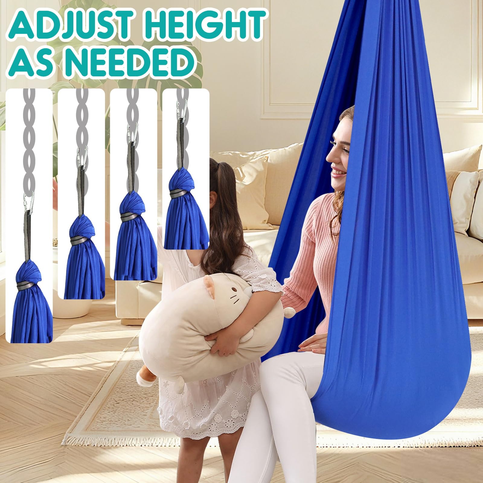 Chihee Aerial Yoga Hamak zestaw huśtawek, miękka, wytrzymała tkanina, pętla do jogi, rozciągania, fitness, kompletne wyposażenie mocujące, do wszystkich poziomów fitnessu i kulturystyki, 280 x 150 cm