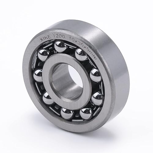Miniatura 34 de XIKE 1 Pcs 108 Self-Aligning Ball Bearings 8x22x7mm, Open and Chrome Steel Fits DIY/Fans/Industrial/Agriculture/Pulp/Paper/Beverage/Textile