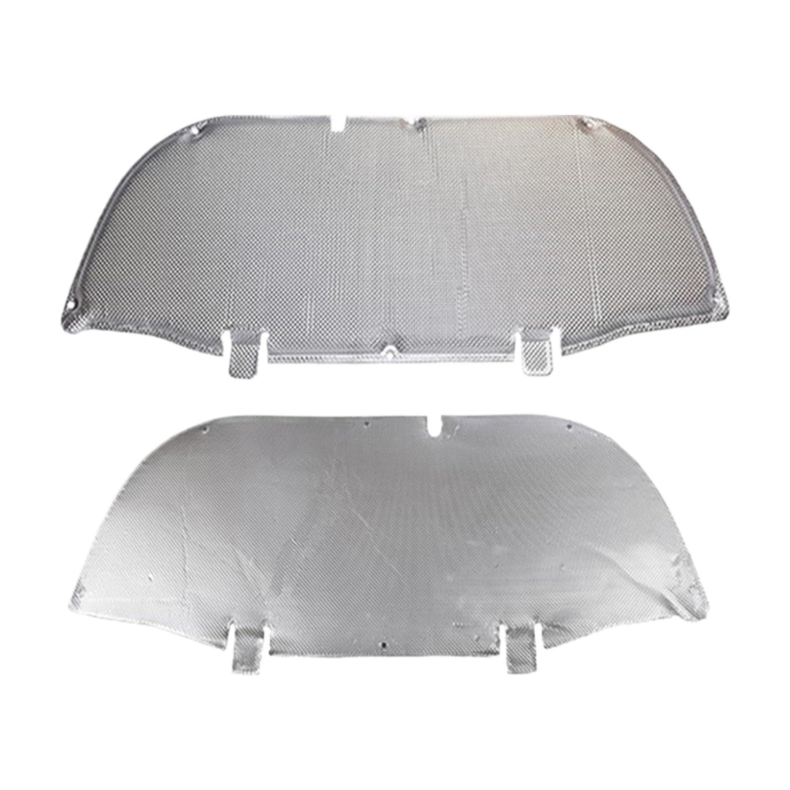 Dlkaddkgf Aluminum Front Engine Hood Insulation Pad Soundproof Mat Cover Foam Sound Heat Cotton Fireproof Compatible For Toyota Corolla Cross 2020-2025
