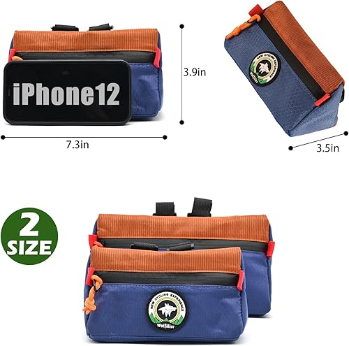 Miniatura 3 de Bolsa para manubrio de bicicleta, cesta delantera de bicicleta para niños, bolsa impermeable para bicicletas, bolsa pequeña para manillar de