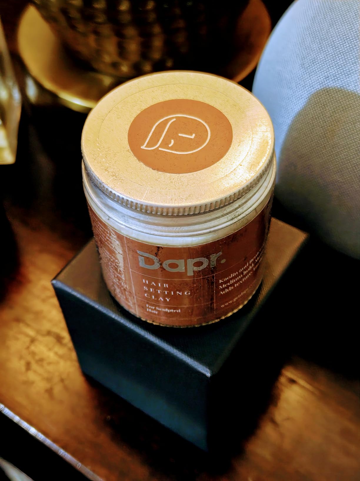 Dapr. Hair Setting Clay (100 grams) for Sculpted Hair | Medium Hold ...