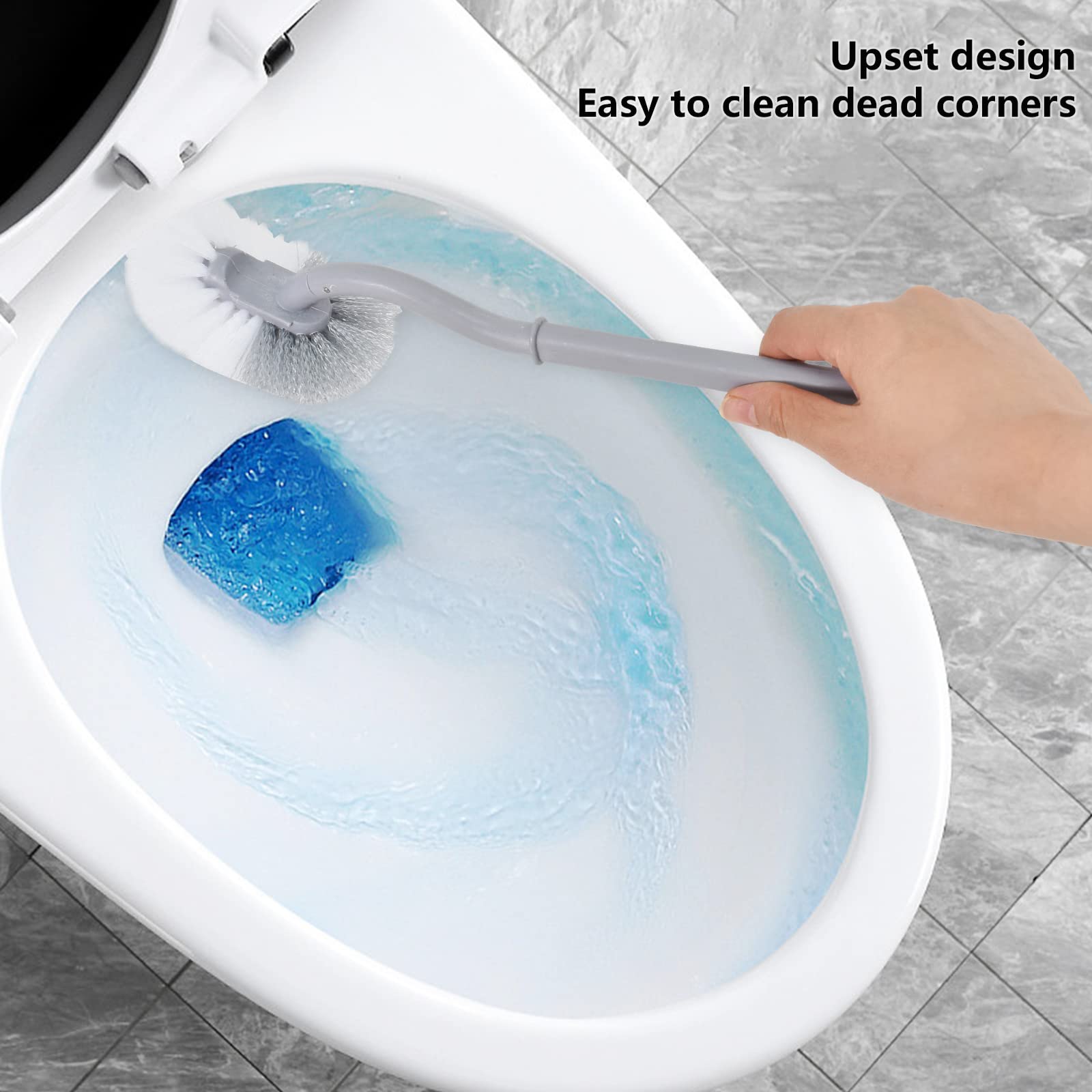 In stile moderno in acciaio inox spazzola per la pulizia del bagno accessori per