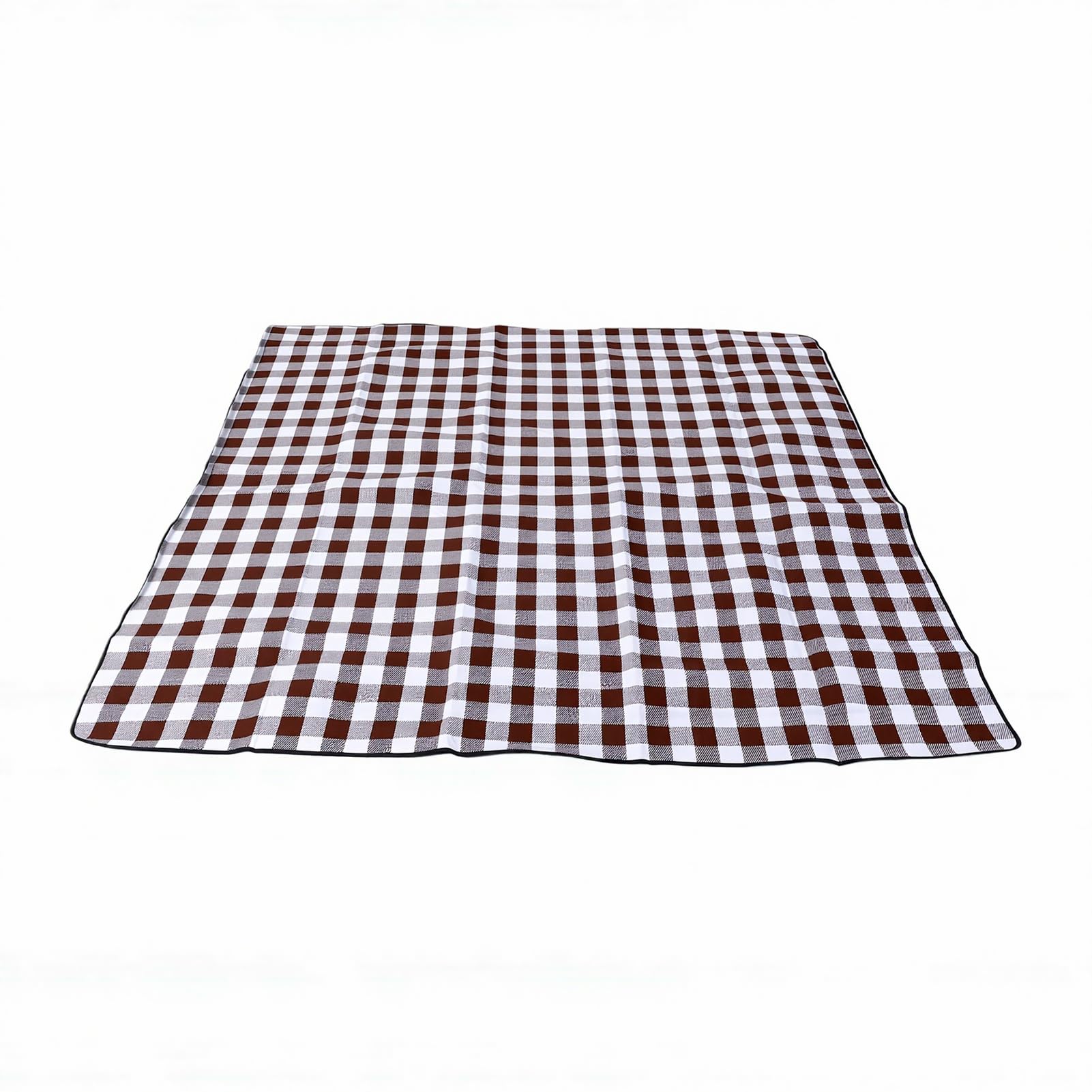 ANGGREK Couverture de Pique Nique Extra Grande, Tapis D Extérieur (Café)