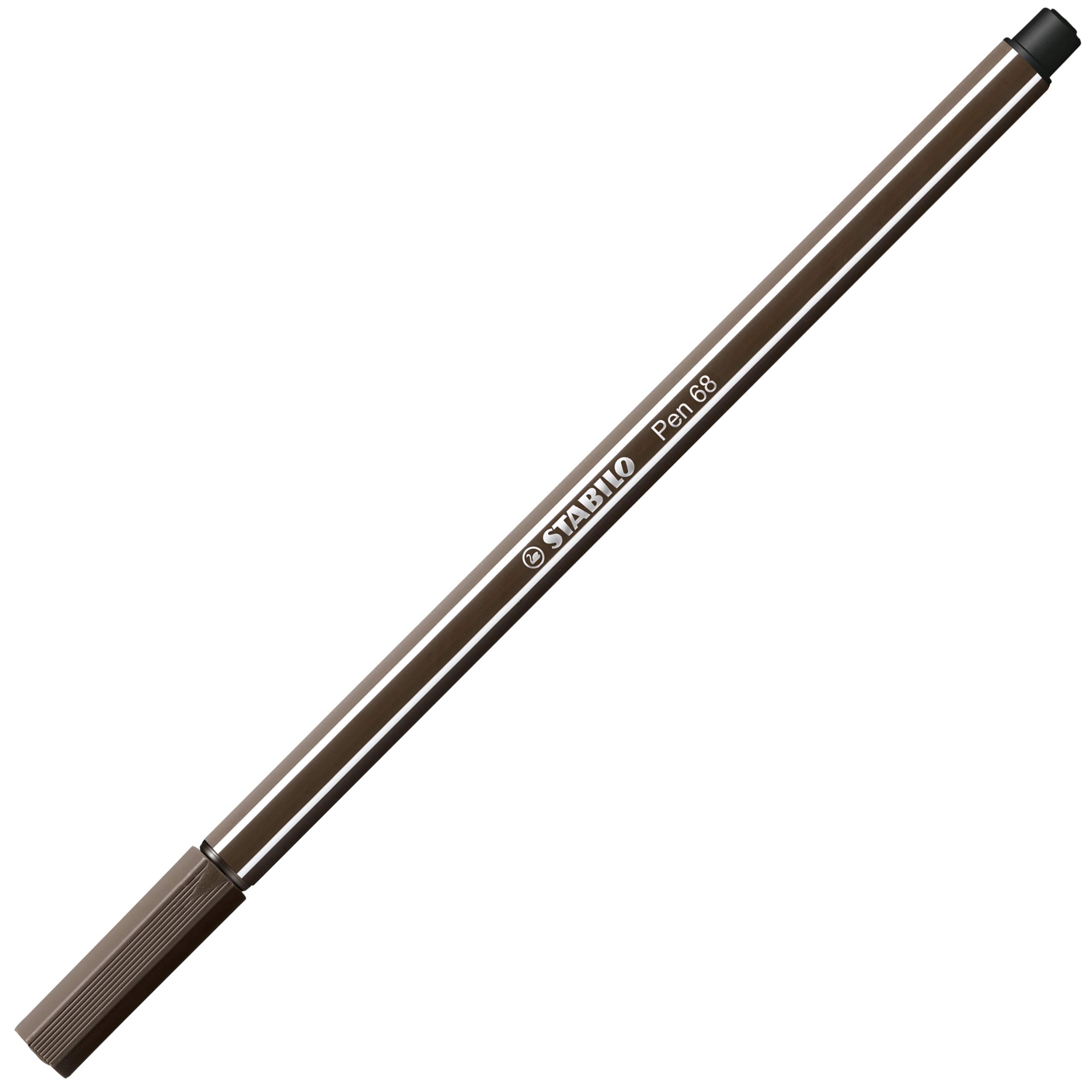 Premium Fibre-Tip Pen - STABILO Pen 68 - Pack of 1 - Umber โ image 1