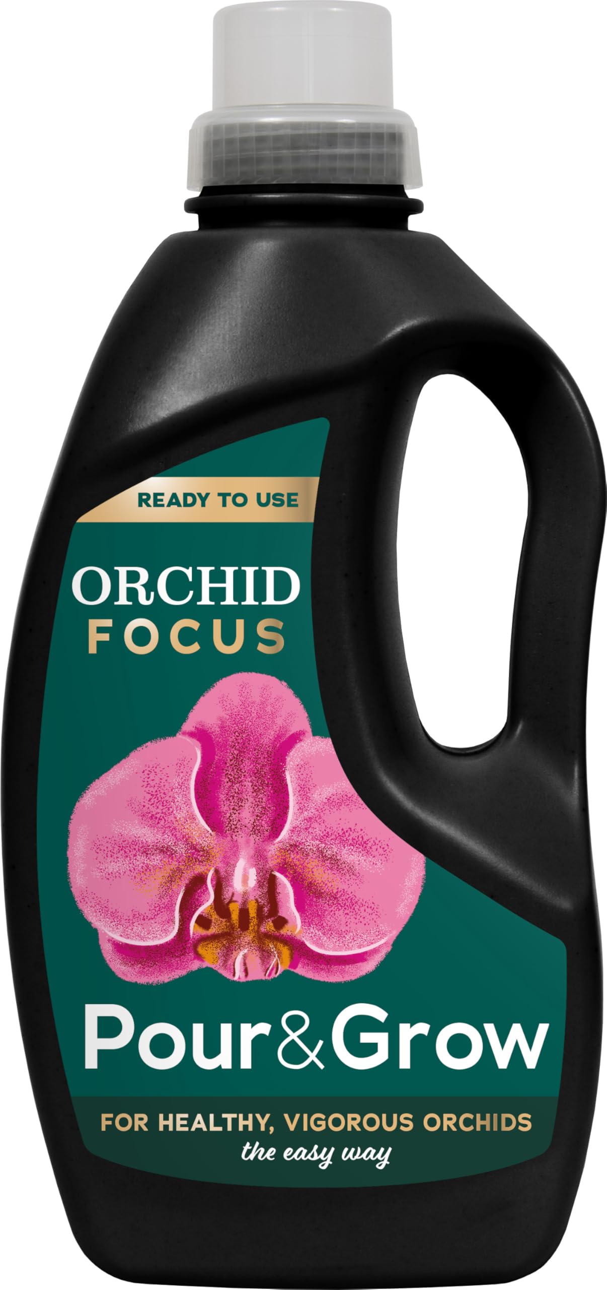 Orchid Focus Pour & Grow 1L with Pure Seaweed Extract, Ready to Use Plant Food by Growth Technology